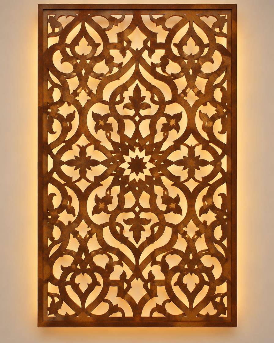Painel com arabesco mourisco (imagem ilustrativa)